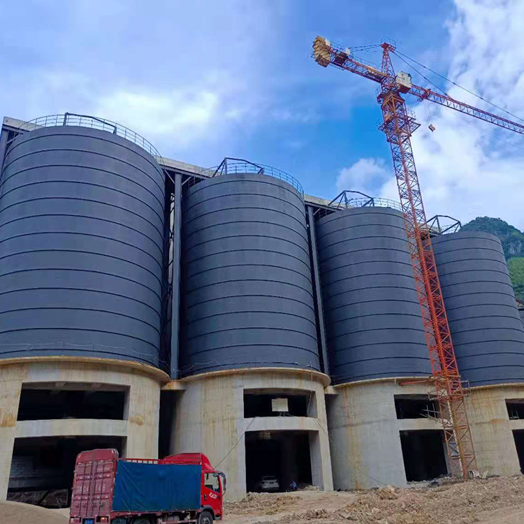 滨州骨料钢板仓建造施工周期从规划到竣工的每一步